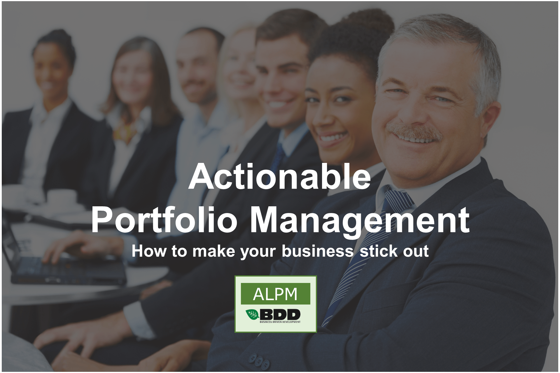 Actionable Portfolio Management with Business Driven Development