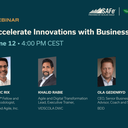 Accelerating Innovation with Business Agility Webinar
