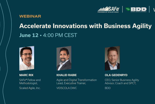 Accelerating Innovation with Business Agility Webinar
