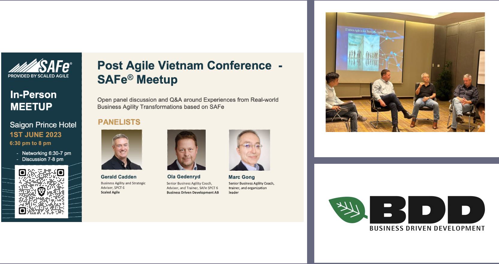 The first SAFe Meetup in Vietnam hosted by BDD
